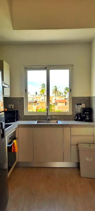 Deluxe Condo/1Br-1Bt/Close To Beach/Pool View Punta Cana Apartment